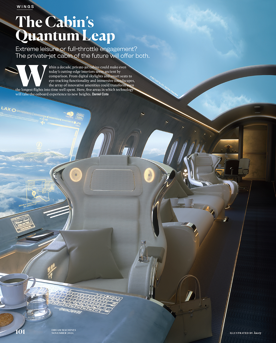 The Robb Report - Dream Machines - Smart Cabin